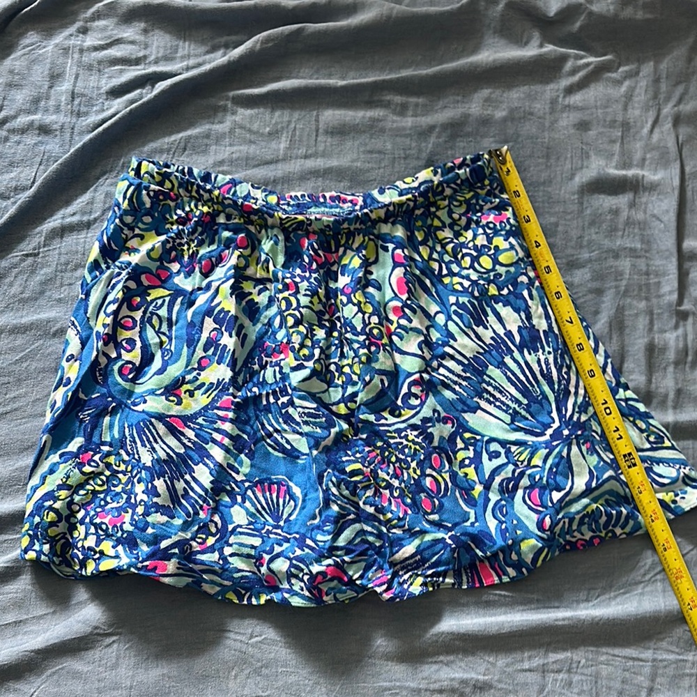 Lilly Pulitzer Vibrant Blue Patterned skort